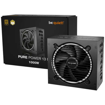 be quiet! Pure Power 13 M | 1000W unidad de fuente de alimentación 20+4 pin ATX ATX Negro