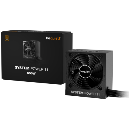 be quiet! System Power 11 650W unidad de fuente de alimentación 20+4 pin ATX ATX Negro