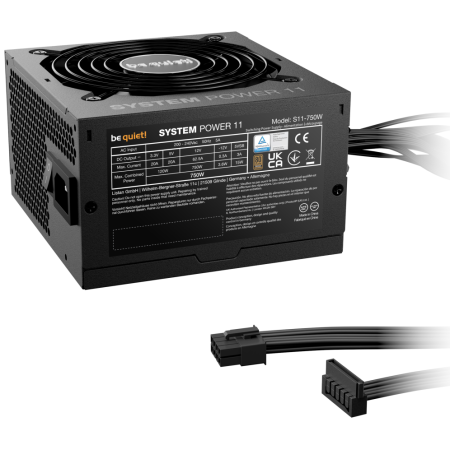 be quiet! System Power 11 750W unidad de fuente de alimentación 20+4 pin ATX ATX Negro