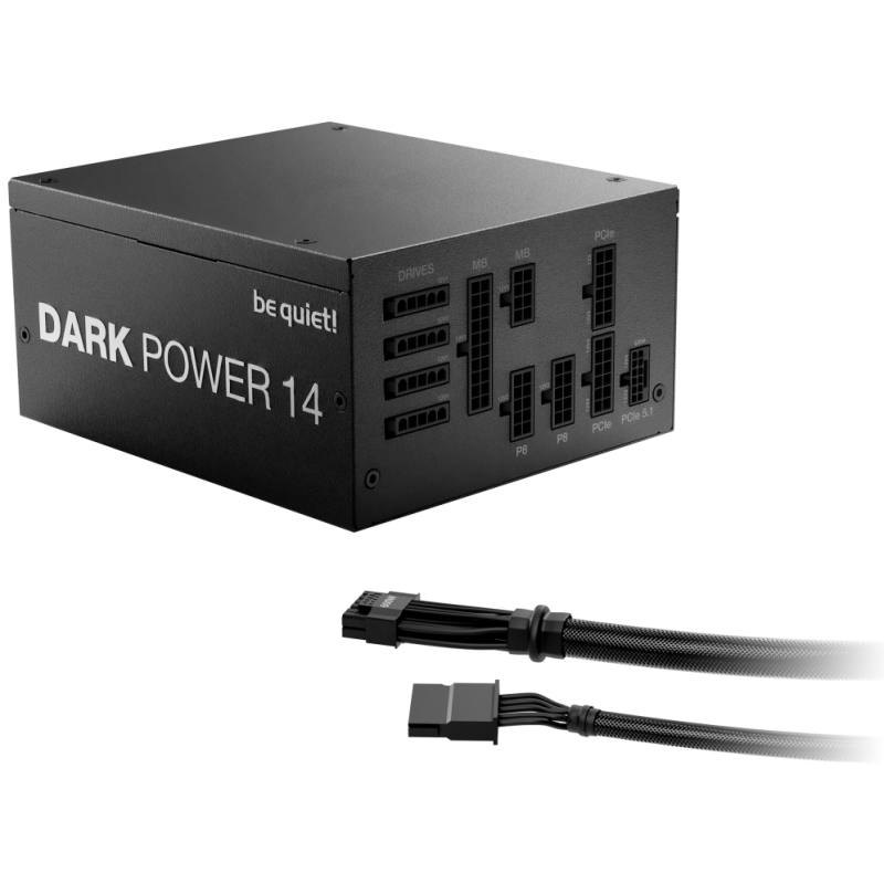 be quiet! Dark Power 14 850 W - 80 Plus Titanium unidad de fuente de alimentación 20+4 pin ATX ATX Negro