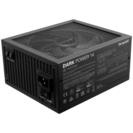 be quiet! Dark Power 14 850 W - 80 Plus Titanium unidad de fuente de alimentación 20+4 pin ATX ATX Negro