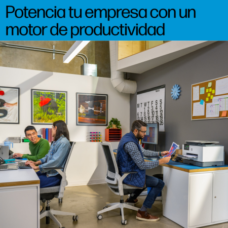 HP OfficeJet Pro 9130b Inalámbrico All-in-One Color Impresora, Impresión a doble cara  Copiadora y escáner