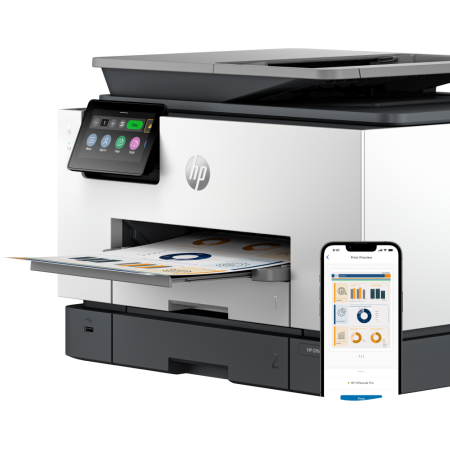 HP OfficeJet Pro 9130b Inalámbrico All-in-One Color Impresora, Impresión a doble cara  Copiadora y escáner