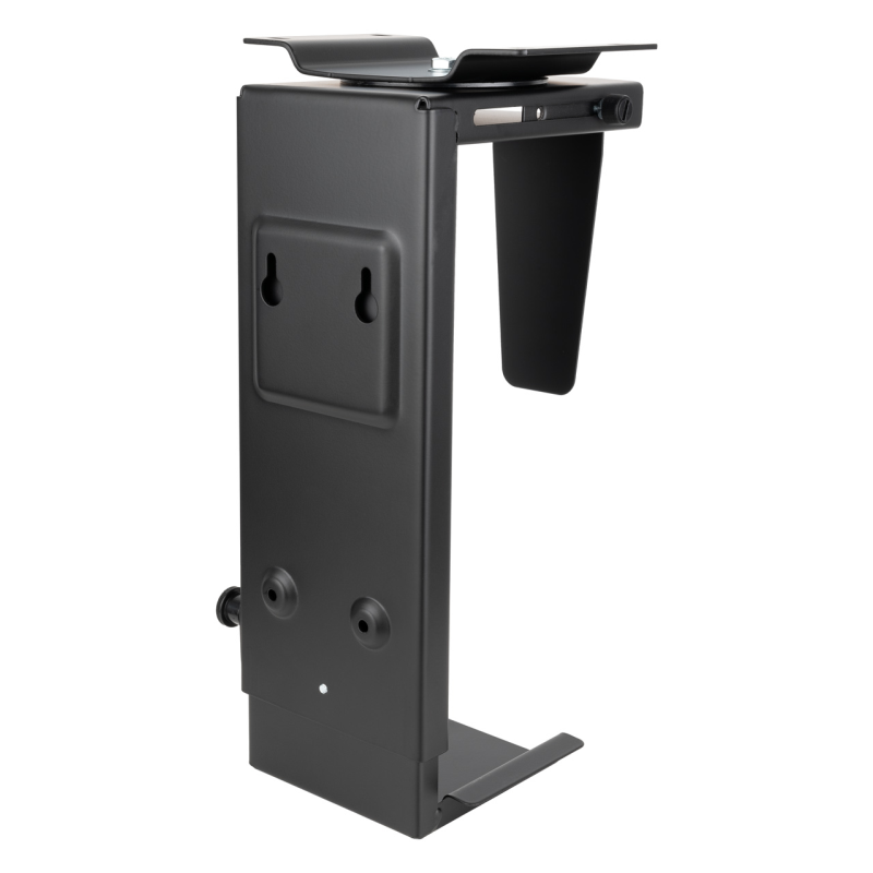 TooQ Soporte Metálico para CPU para Escritorio/Pared, Negro