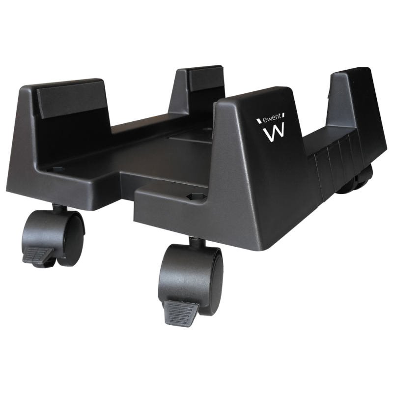 Ewent EW1290 soporte de CPU Carro para equipo informático Negro