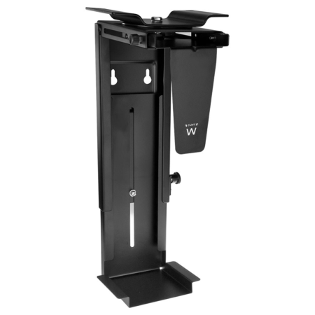 Ewent EW1293 soporte de CPU Soporte para instalación de CPU bajo mesa Negro