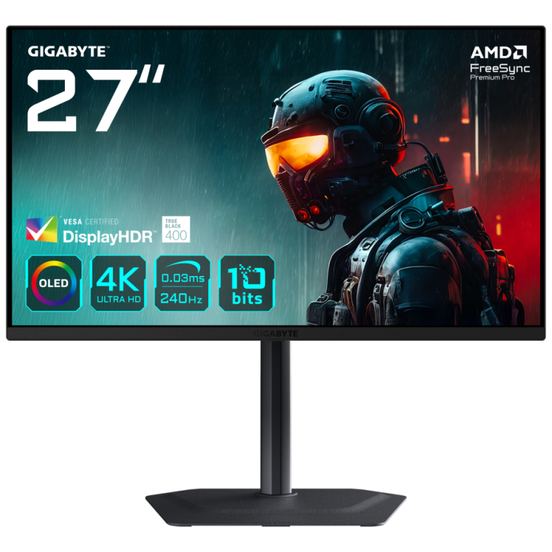 GIGABYTE MO27U2 OLED 4K UHD Gaming Monitor