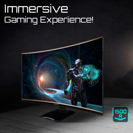 GIGABYTE GS32QCA 31.5″ Monitor Curvo para Gaming QHD