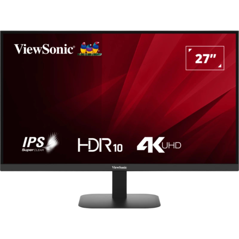 Viewsonic VA VA2708-4K-HD pantalla para PC 68,6 cm (27″) 3840 x 2160 Pixeles 4K Ultra HD LED Negro