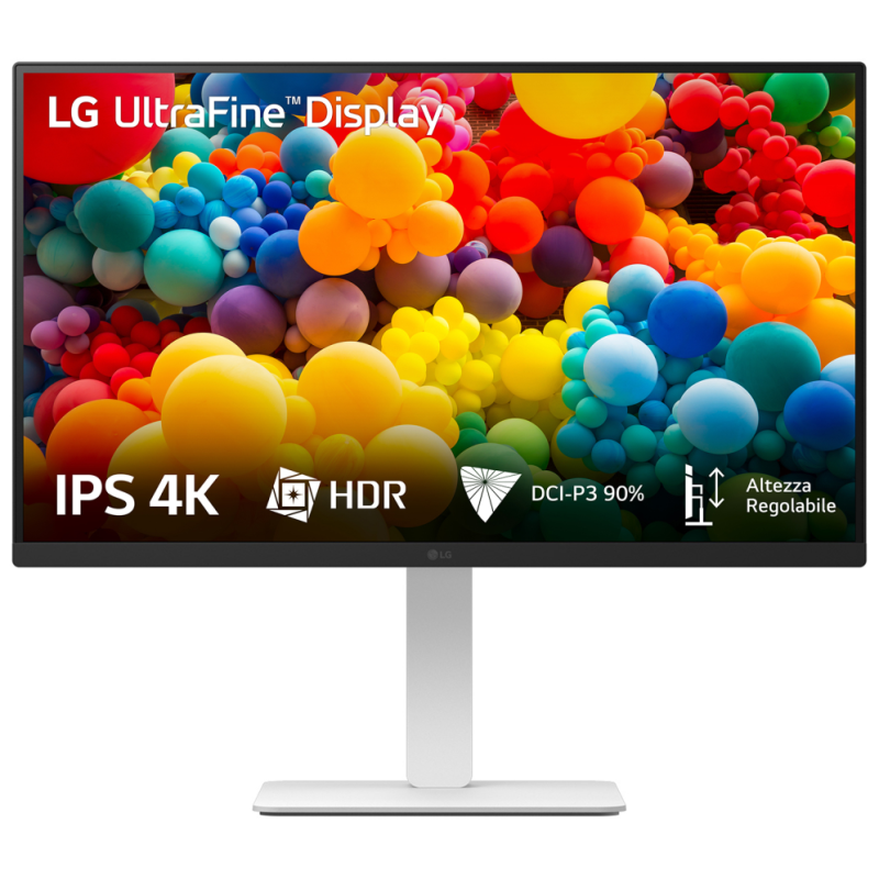 LG 27US550-W pantalla para PC 68,6 cm (27″) 3840 x 2160 Pixeles 4K Ultra HD LCD Blanco
