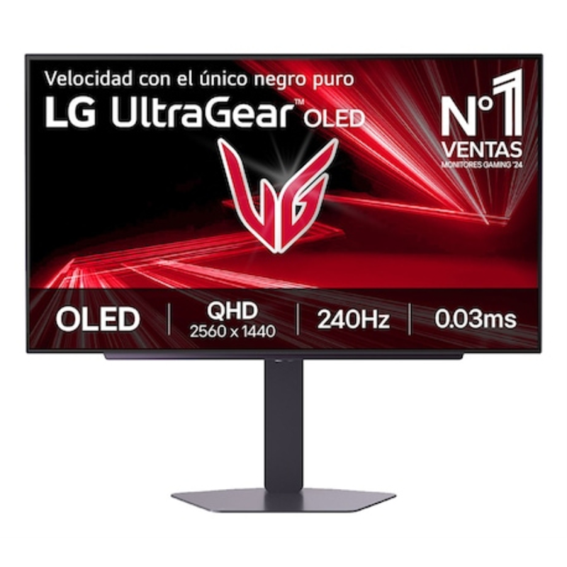 LG 27GX704A-B pantalla para PC 68,6 cm (27″) 2560 x 1440 Pixeles Quad HD OLED Negro