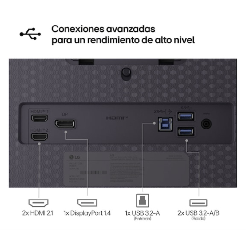 LG 27GX704A-B pantalla para PC 68,6 cm (27″) 2560 x 1440 Pixeles Quad HD OLED Negro