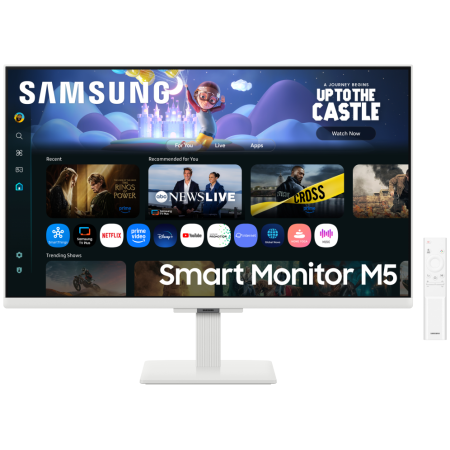 Samsung M5 M50F pantalla para PC 68,6 cm (27″) 1920 x 1080 Pixeles Full HD LCD Blanco