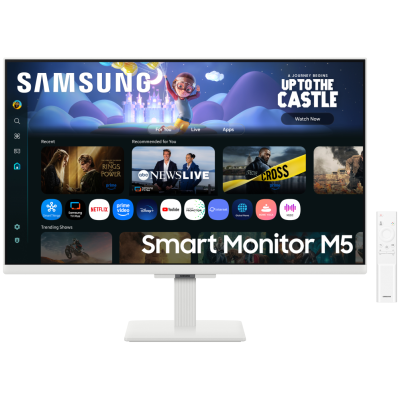 Samsung M5 M50F pantalla para PC 68,6 cm (27″) 1920 x 1080 Pixeles Full HD LCD Blanco