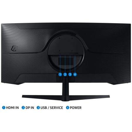 Samsung G55T pantalla para PC 86,4 cm (34″) 3440 x 1440 Pixeles UltraWide Quad HD LED Negro