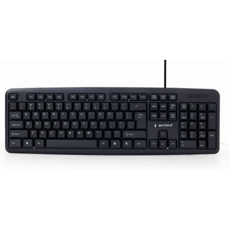 Gembird KB-U-103-ES teclado Hogar USB Español Negro