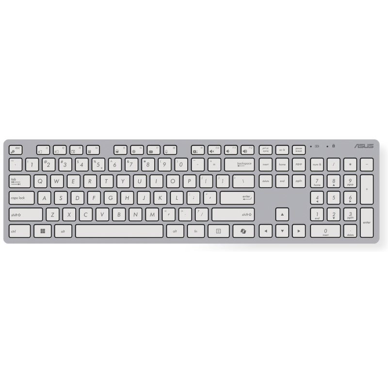 ASUS W5000 teclado Ratón incluido Oficina RF inalámbrico QWERTY Español Blanco
