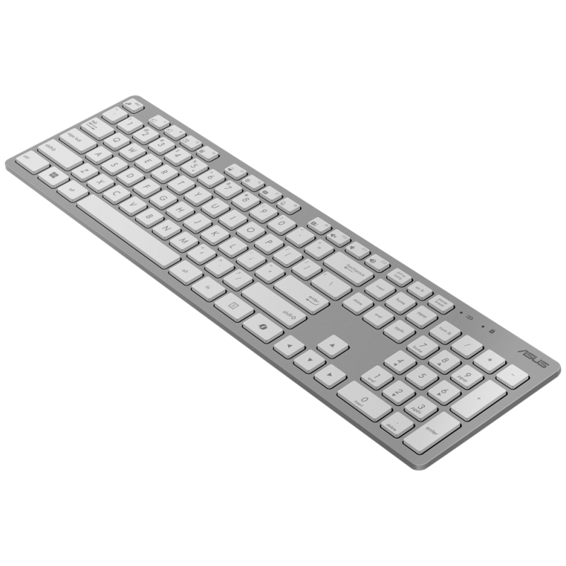 ASUS W5000 teclado Ratón incluido Oficina RF inalámbrico QWERTY Español Blanco