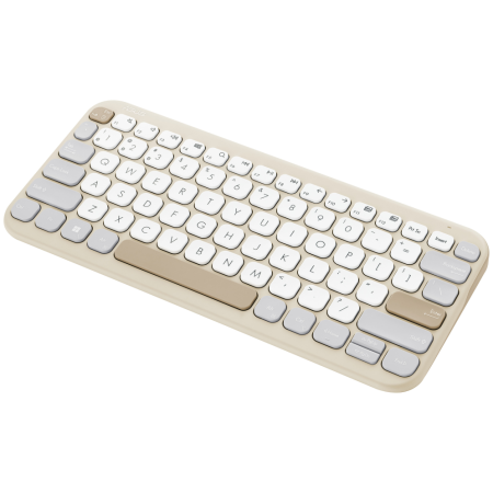 ASUS Marshmallow Keyboard KW100 teclado Hogar Bluetooth QWERTY Español Beige
