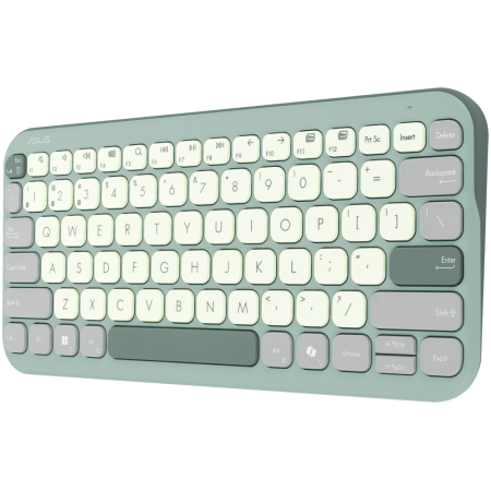 ASUS Marshmallow Keyboard KW100 teclado Hogar Bluetooth QWERTY Español Verde
