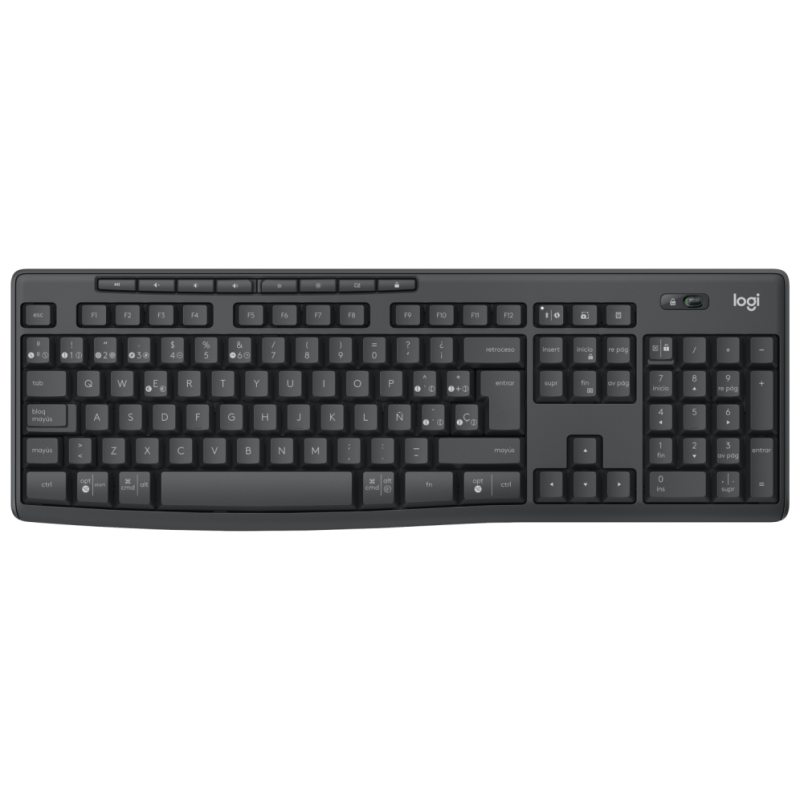 Logitech MK370 Combo for Business teclado Ratón incluido Oficina Bluetooth QWERTY Español Grafito
