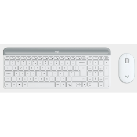 Logitech 920-009199 teclado Ratón incluido Oficina RF inalámbrico Español Blanco