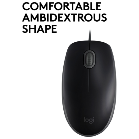 Logitech M110 Silent ratón Oficina Ambidextro USB tipo A Óptico 1000 DPI
