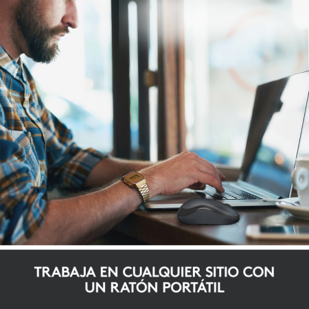 Logitech M220 Silent ratón Oficina Ambidextro RF inalámbrico Óptico 1000 DPI