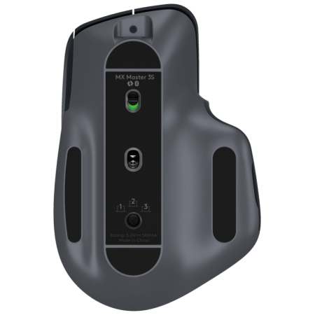 Logitech MX Master 3S, ratón inalámbrico de alto rendimiento con desplazamiento ultrarrápido, Ergo, 8000 DPI, seguimiento sobre 