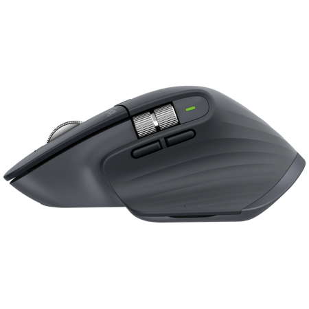 Logitech MX Master 3S, ratón inalámbrico de alto rendimiento con desplazamiento ultrarrápido, Ergo, 8000 DPI, seguimiento sobre 