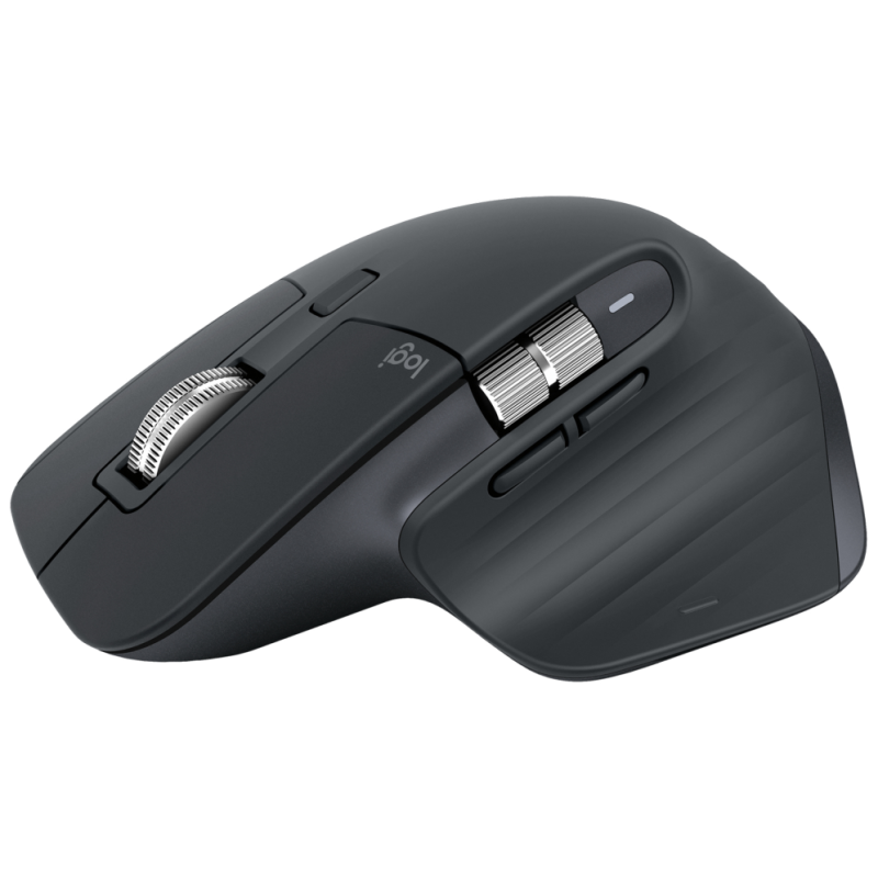 Logitech MX Master 3S, ratón inalámbrico de alto rendimiento con desplazamiento ultrarrápido, Ergo, 8000 DPI, seguimiento sobre 