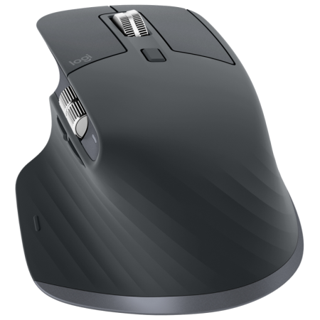 Logitech MX Master 3S, ratón inalámbrico de alto rendimiento con desplazamiento ultrarrápido, Ergo, 8000 DPI, seguimiento sobre 