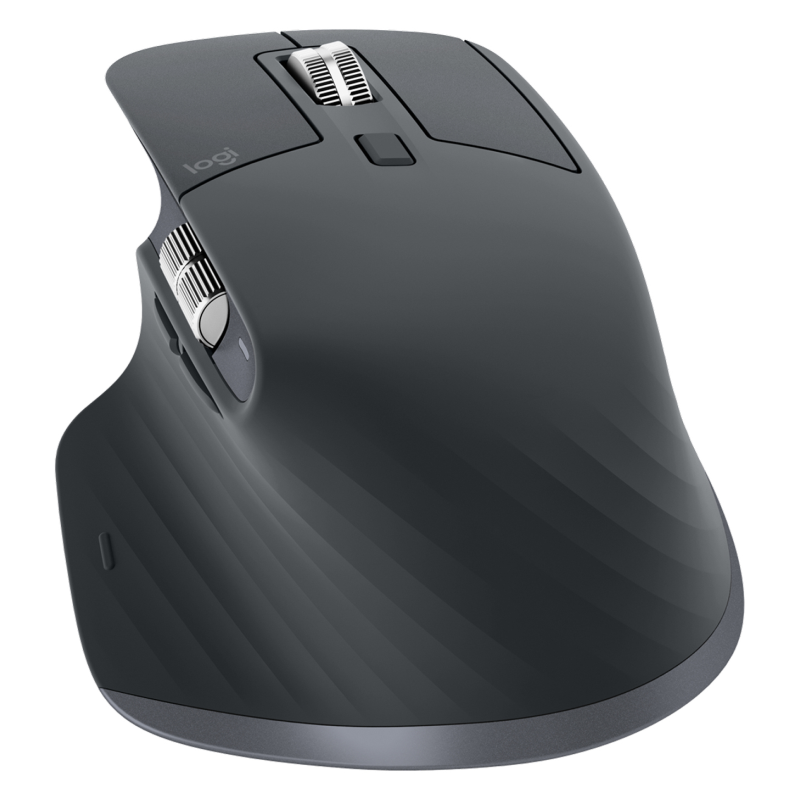 Logitech MX Master 3S, ratón inalámbrico de alto rendimiento con desplazamiento ultrarrápido, Ergo, 8000 DPI, seguimiento sobre 