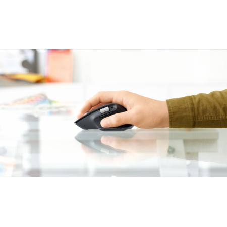 Logitech MX Master 3S, ratón inalámbrico de alto rendimiento con desplazamiento ultrarrápido, Ergo, 8000 DPI, seguimiento sobre 