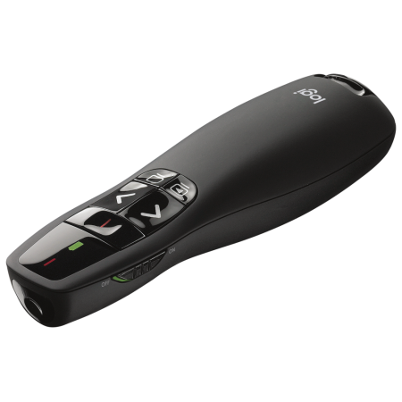 Logitech R400 apuntador inalámbricos RF Negro