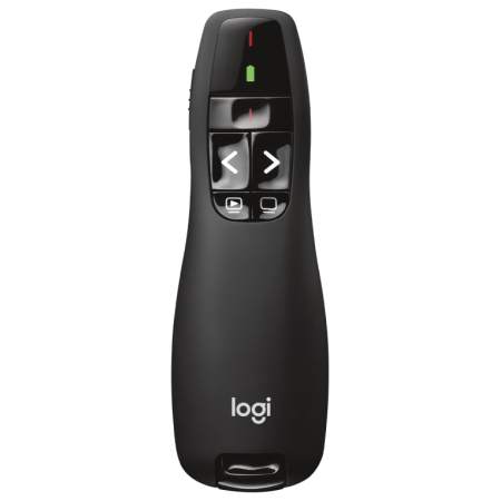 Logitech R400 apuntador inalámbricos RF Negro