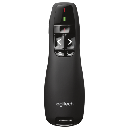 Logitech R400 apuntador inalámbricos RF Negro