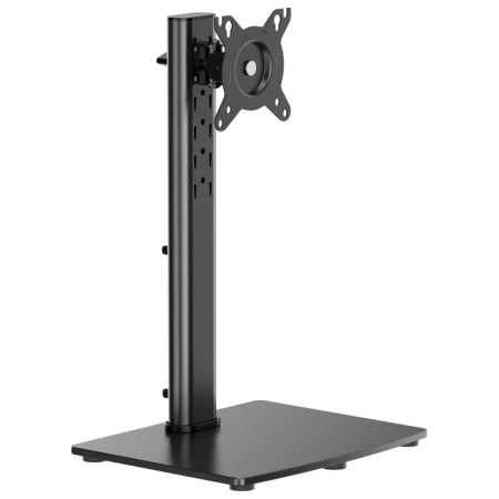 AISENS Soporte de Mesa Con Peana Eco Giratorio e Inclinable para Monitor/TV 12kg de 17-34, Negro