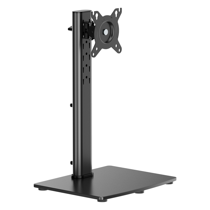 AISENS Soporte de Mesa Con Peana Eco Giratorio e Inclinable para Monitor/TV 12kg de 17-34, Negro