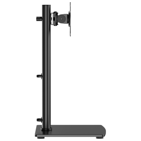 AISENS Soporte de Mesa Con Peana Eco Giratorio e Inclinable para Monitor/TV 12kg de 17-34, Negro
