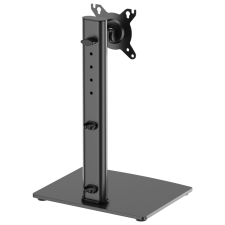 AISENS Soporte de Mesa Con Peana Eco Giratorio e Inclinable para Monitor/TV 12kg de 17-34, Negro