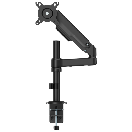 AISENS Soporte de Mesa Eco Contrapeso Giratorio e Inclinable para Monitor/TV 9kg (3 Pivotes, 1 Brazo) de 17-32, Negro