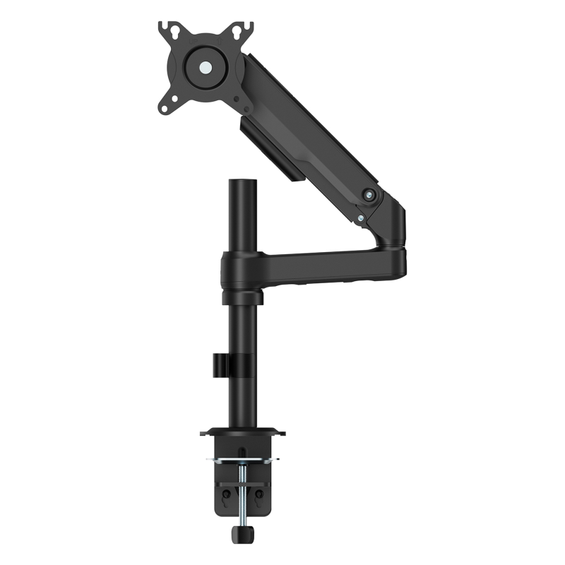 AISENS Soporte de Mesa Eco Contrapeso Giratorio e Inclinable para Monitor/TV 9kg (3 Pivotes, 1 Brazo) de 17-32, Negro