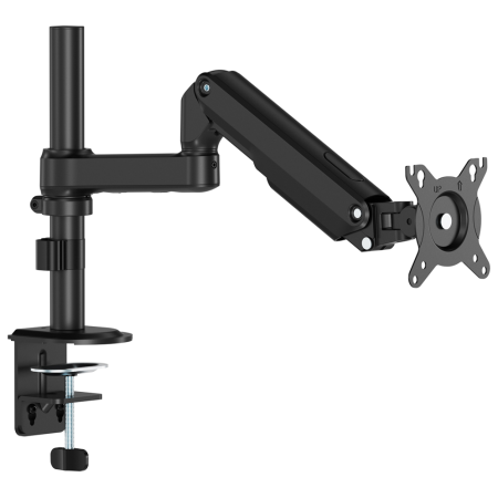 AISENS Soporte de Mesa Eco Contrapeso Giratorio e Inclinable para Monitor/TV 9kg (3 Pivotes, 1 Brazo) de 17-32, Negro