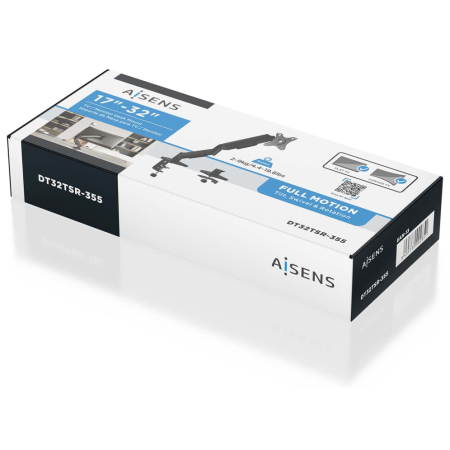 AISENS DT32TSR-355 soporte para monitor 81,3 cm (32″) Escritorio