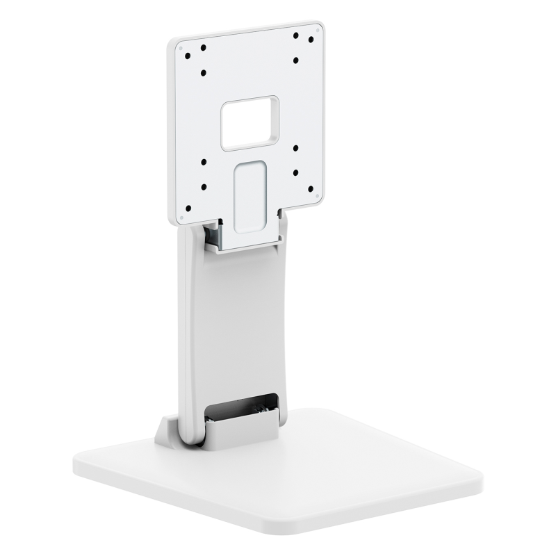 AISENS Soporte de Mesa Eco Inclinable para Monitor/POS 6.5kg de 10″-27″, Blanco