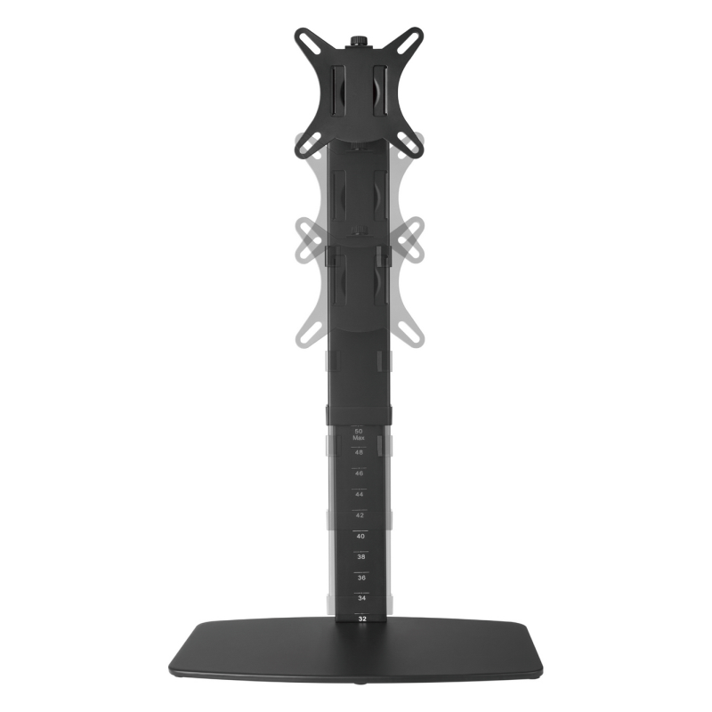 AISENS Soporte De Mesa Eco Giratorio E Inclinable Para Monitor/tv 8kg De 17-32, Negro