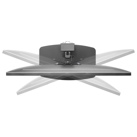 AISENS Soporte De Mesa Eco Giratorio E Inclinable Para Monitor/tv 8kg De 17-32, Negro
