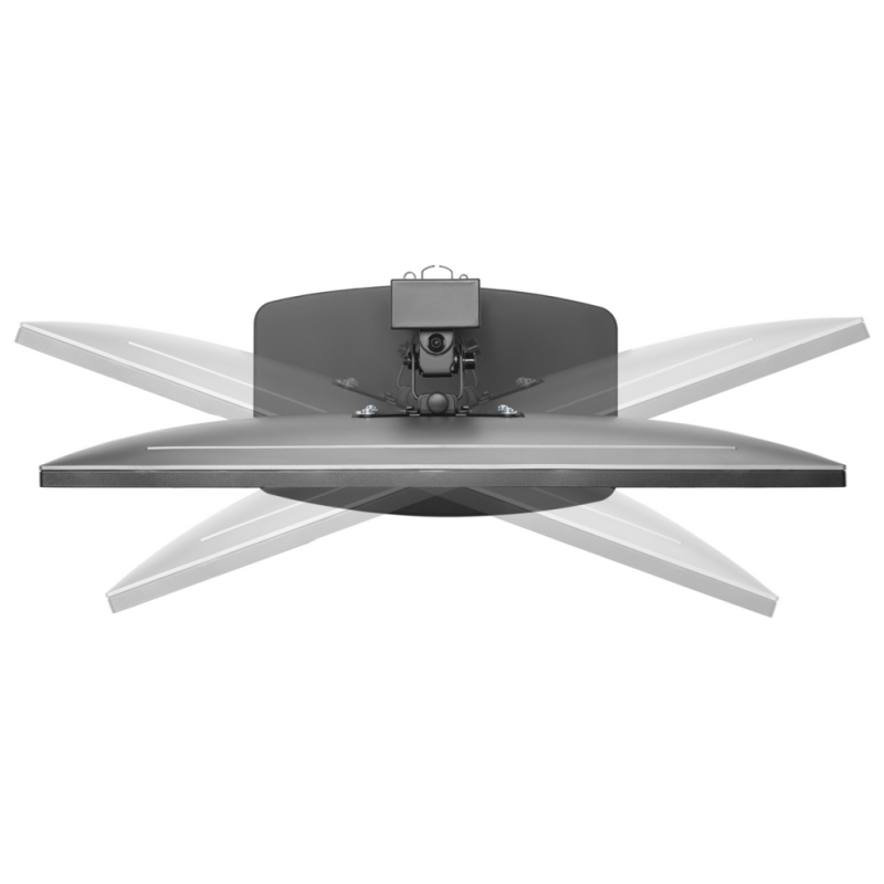 AISENS Soporte De Mesa Eco Giratorio E Inclinable Para Monitor/tv 8kg De 17-32, Negro