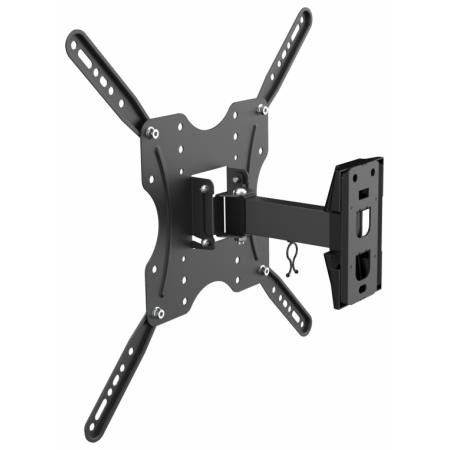 AISENS Soporte ECO giratorio, inclinable para monitor/TV 30kg (2 Pivotes) de 32-55, Negro